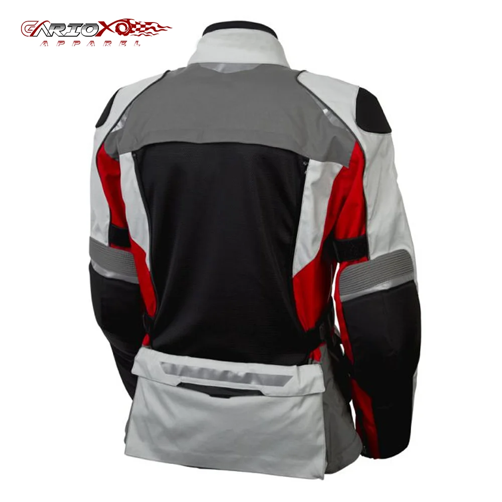 Motorcycle Jacket Included Shoulder Elbow Spine Protectors Sports Bike Gear for Serious Riders in All Weather Conditions