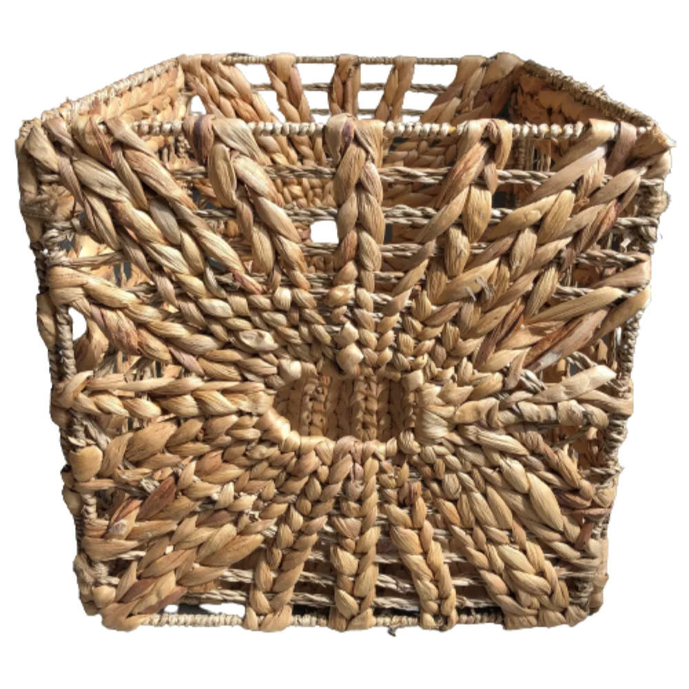 Handmade Wicker Basket Fruit Basket Gift Basket Space Bohemian Flower Set Style Time Storage Packing Room Holiday Handcraft Bale