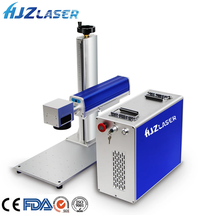 Fiber Laser Marking Engraving Machine for Sale Factory Directly Price Blade Knife Laser Source Metal Materials
