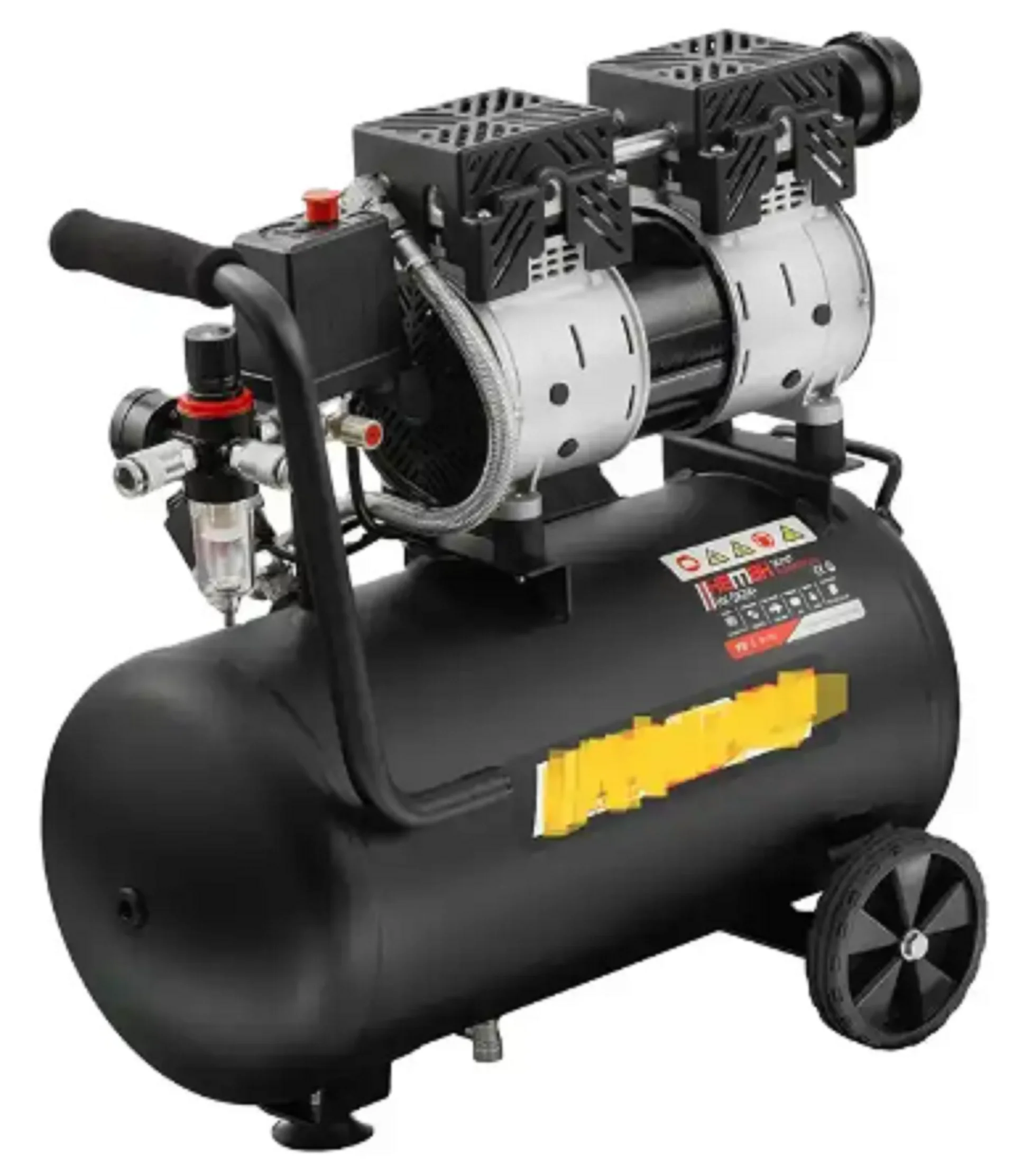 Compressor 24L Boiler 750W 59dB Compressed Air Silent HK-SK24 Plus