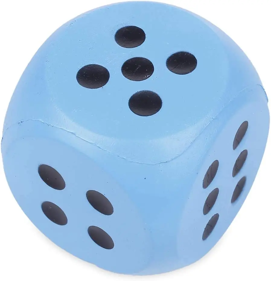 Wholesale Giant PU Foam Playing Dice Set 6cm with Number Dots Dice Cubes Perfect for Math Teaching Educational Toys Pastime