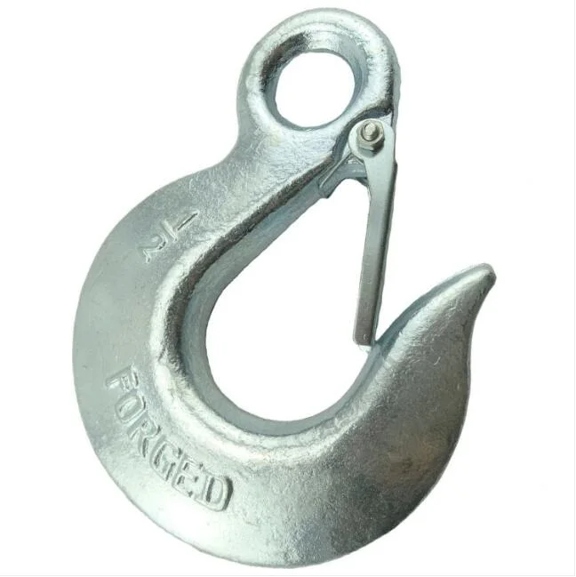 China G43 Carbon Steel H324 Eye Slip Hook with Latch for Sale