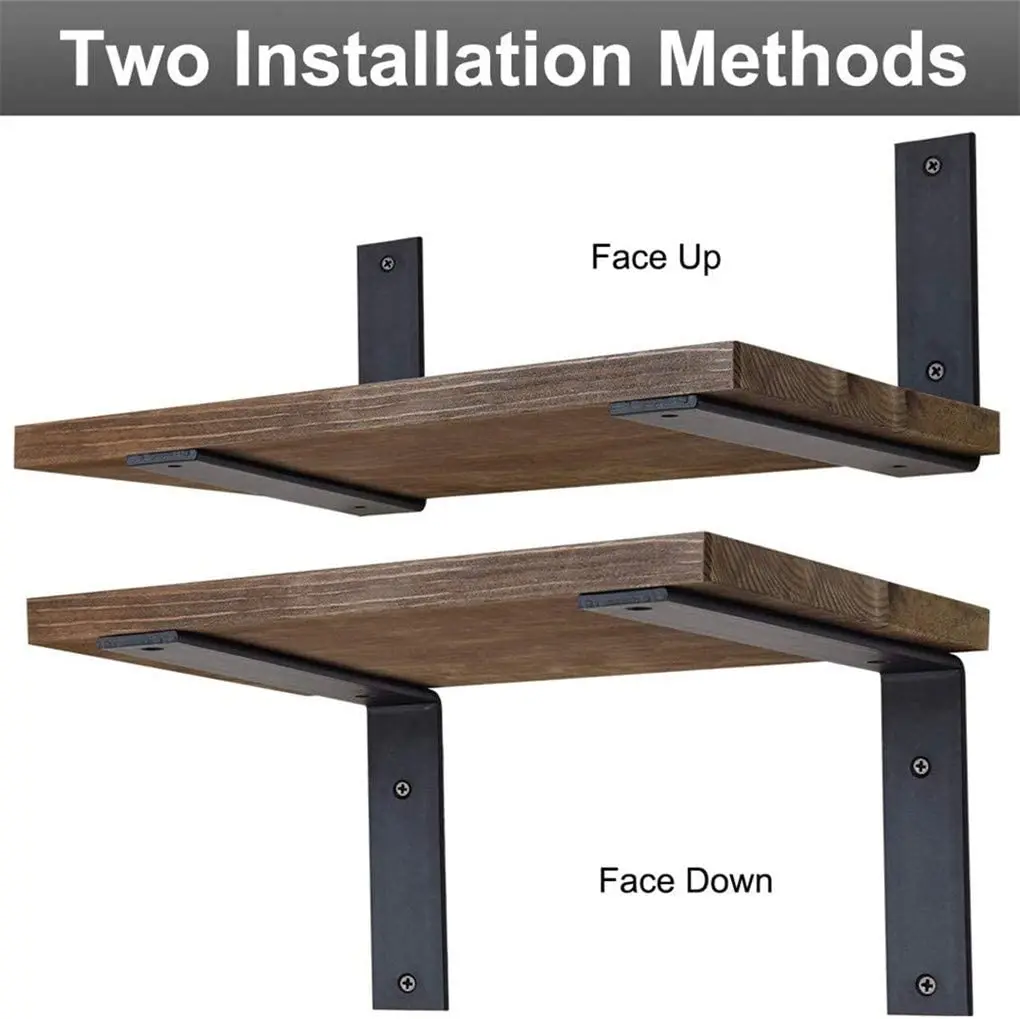 Shelves Brackets Handrail Heavy Duty Steel Cast Iron Support Hidden Wall Mount Metal Folding Floating Shelf Brackets For Shelves
