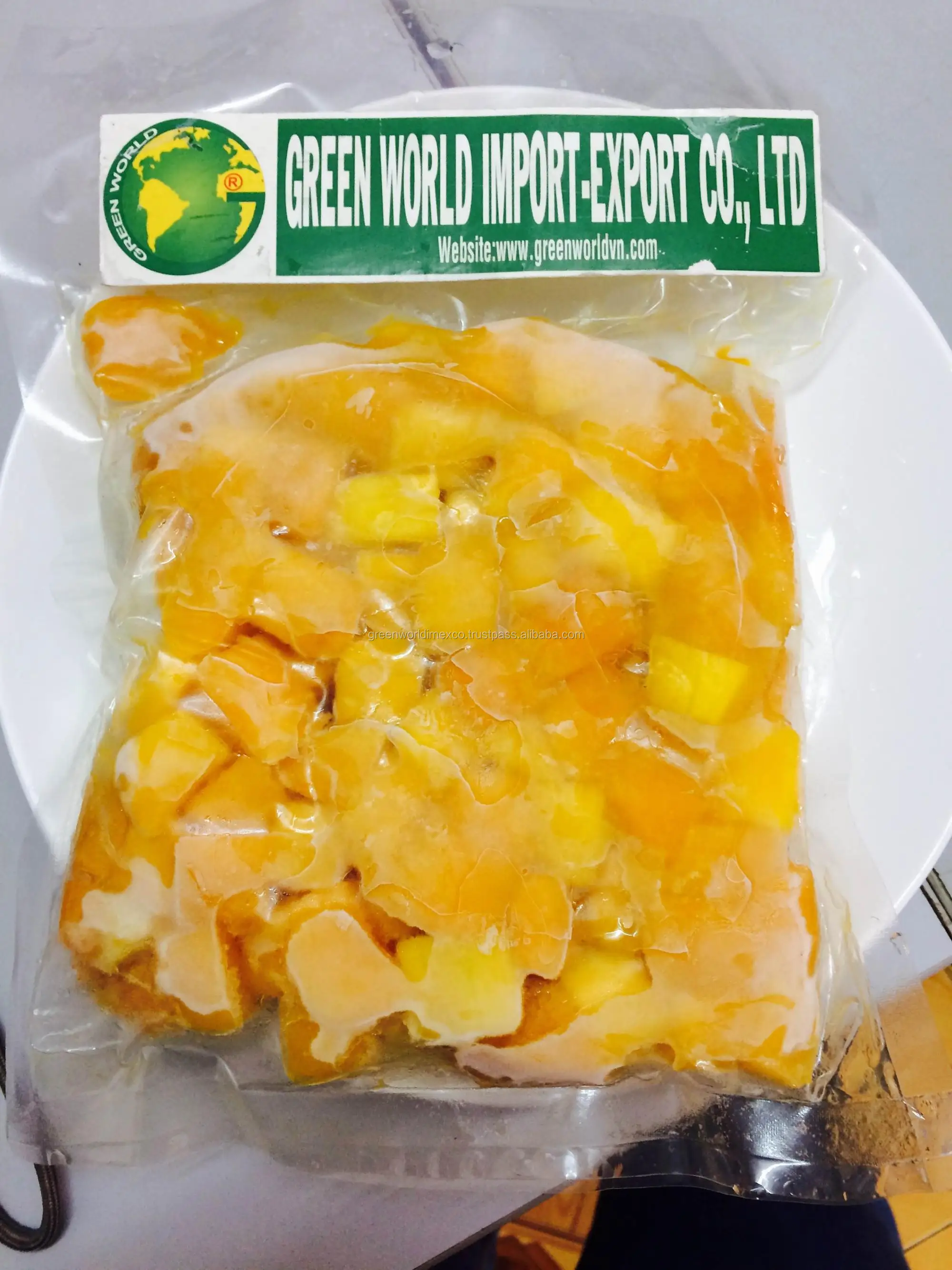 IQF FROZEN MANGO CUBE - EXPORTED STANDARD FROM VIETNAM - NATURALLY SWEET BEAUTIFUL COLOR LOW-CALORIE CUBE SHAPE