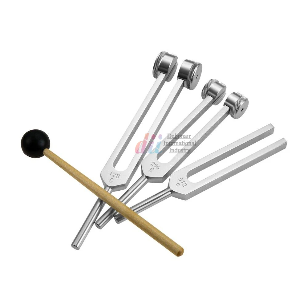 Wholesale Surgical Tuning Forks Set 128 256 512Hz Medical Sound Healing Therapy Musical Instruments Hearing Therapy Tools