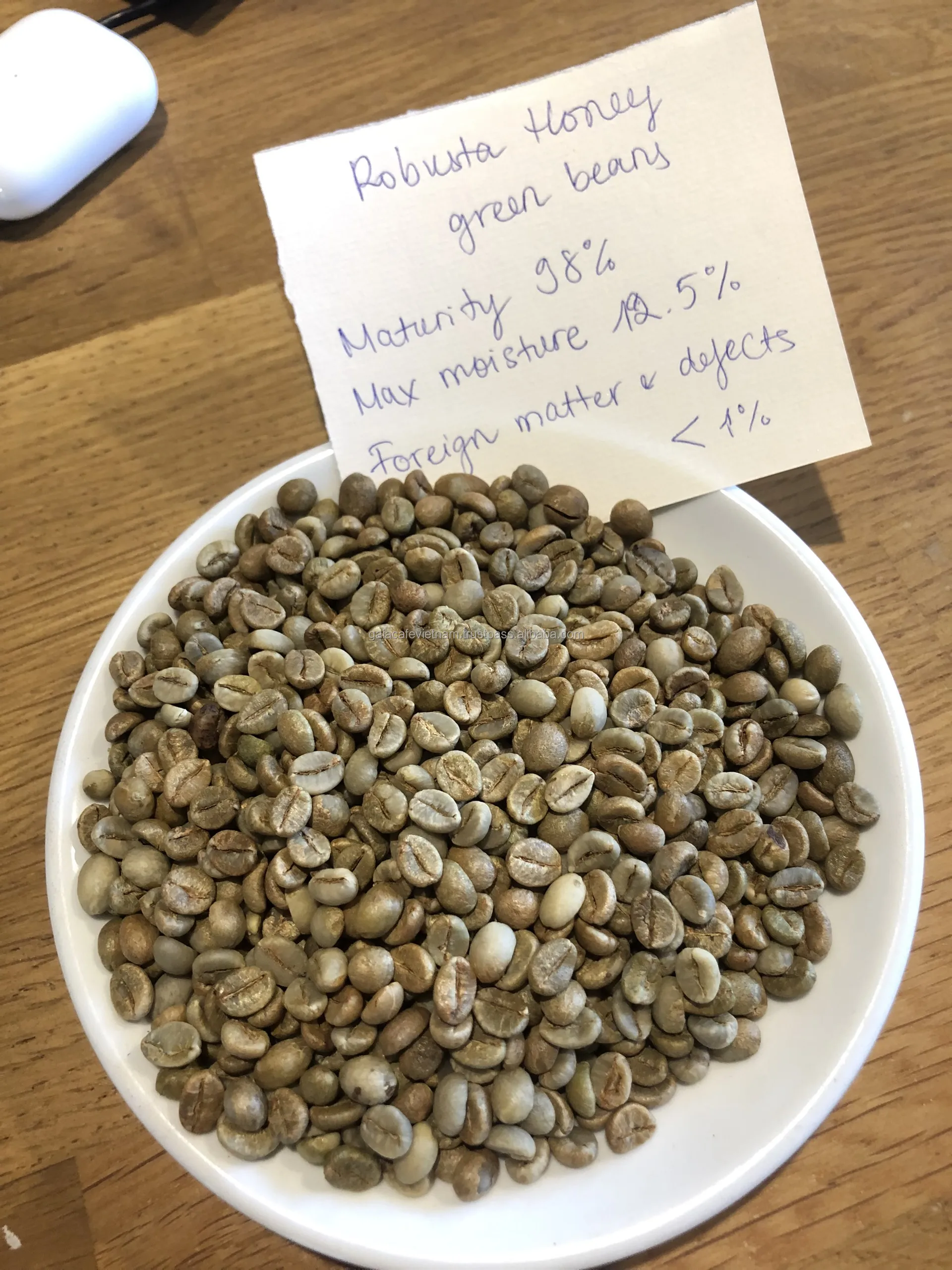 Green Robusta Green Coffee Beans Premium Quality Screen 16 Red Honey Processing Single Origin in Vietnam