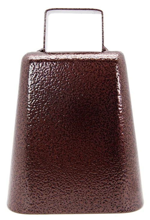 Factory Direct Metal Sports Events Square Clapper Ring Loud Chimes Cowbells Painted Cow Bells
