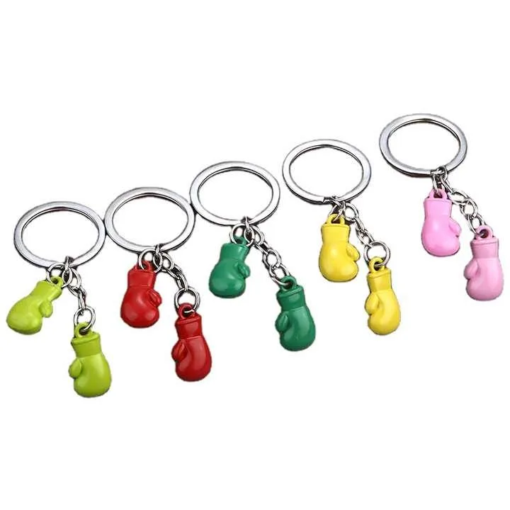 Mini Boxing Glove Keychain With Durable Material And Realistic Design Perfect For Boxing Fans And Sports Enthusiasts