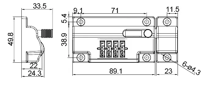 Heavy Duty sliding door lock bolt door