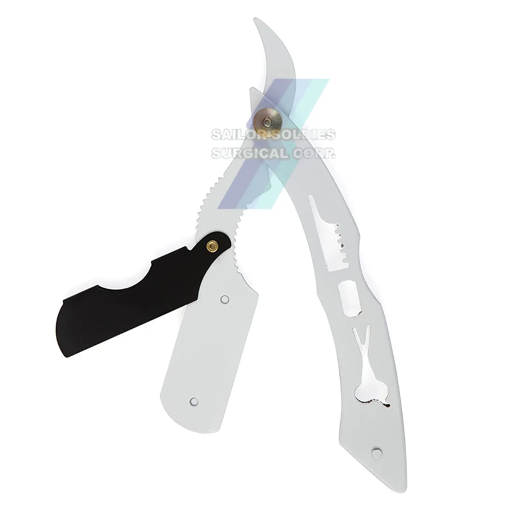 Уникальный дизайн Складные держатели для бритья Заводская поставка Мужская бритва с прямыми краями парикмахера онлайн