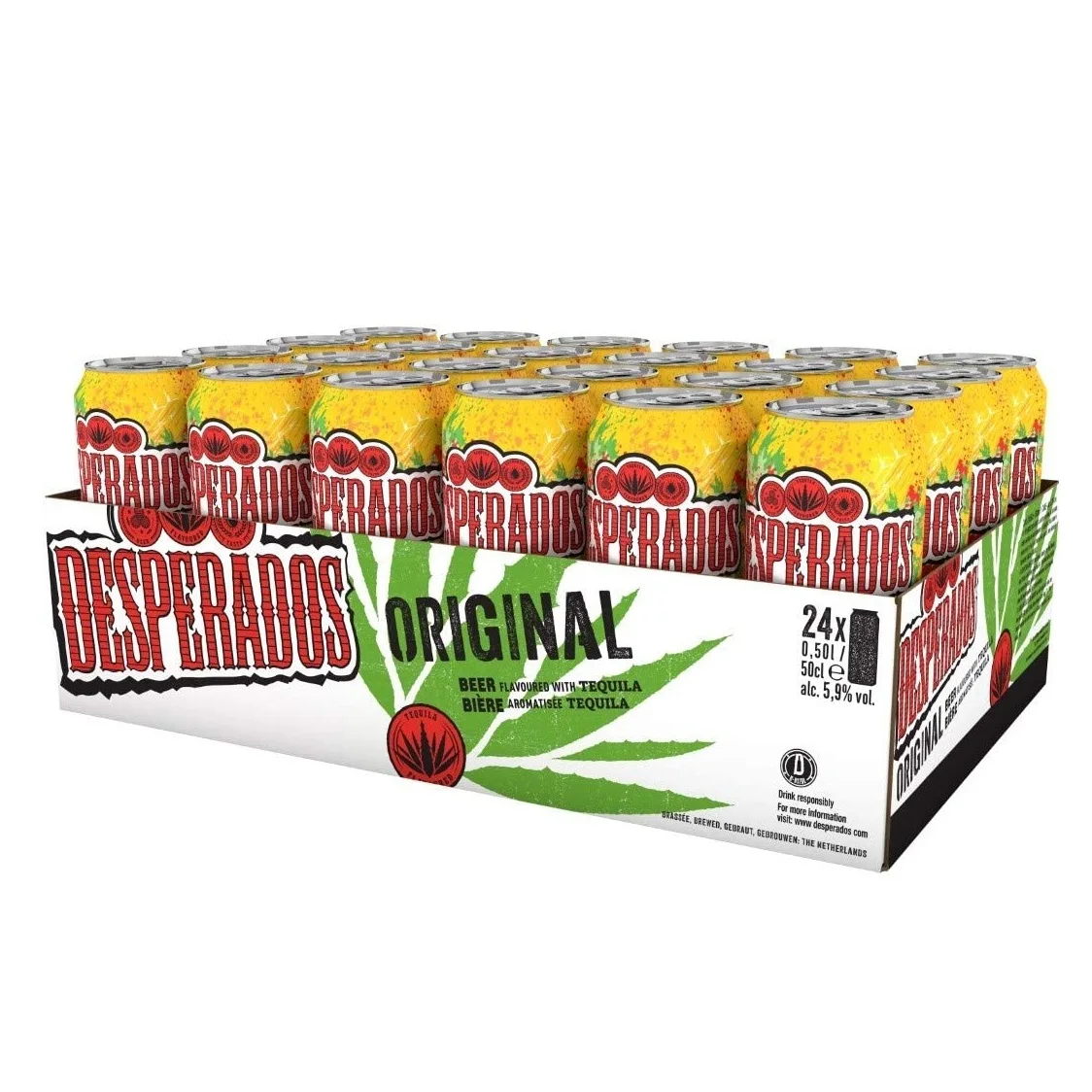 Desperadoss Текила пивные бутылки 24x330 мл