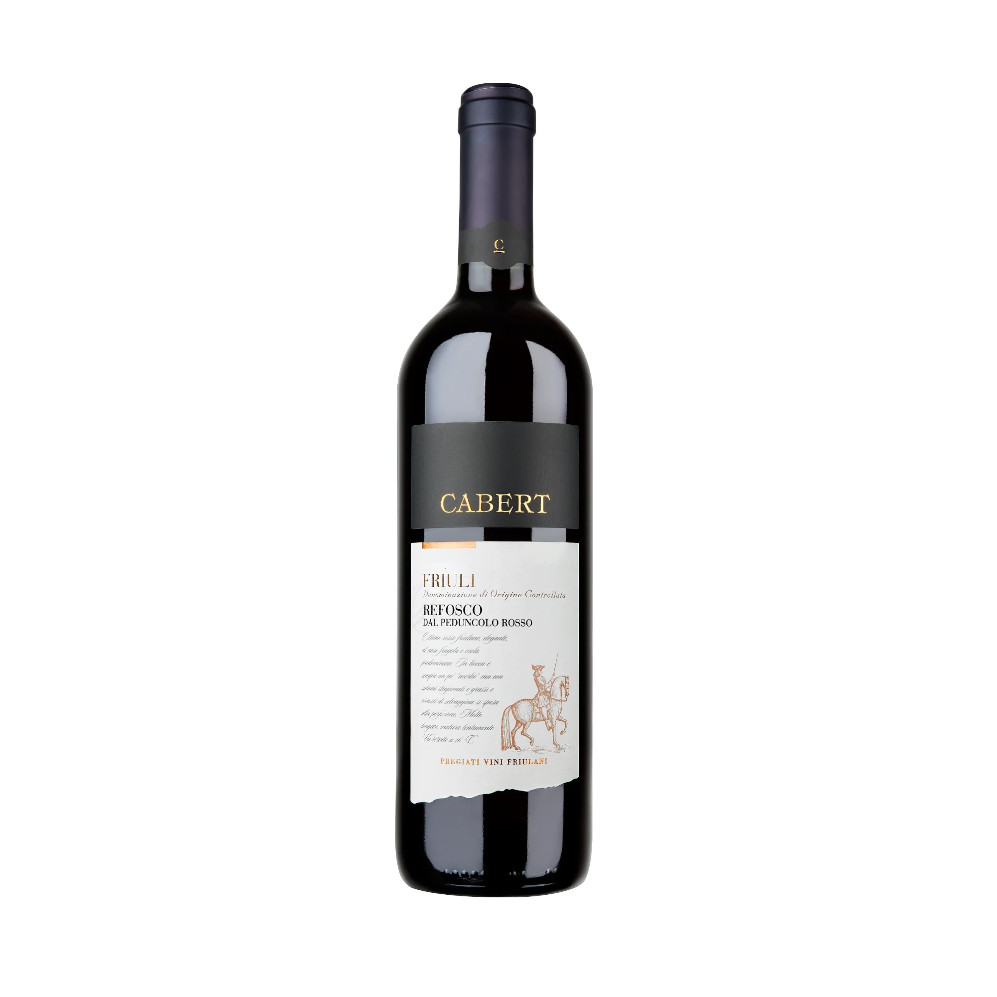 Итальянский рефоsco dal Peduncolo красный DOC Friuli. Отличное красное вино. Экспорт 750 мл бутылок премиум от Friuli