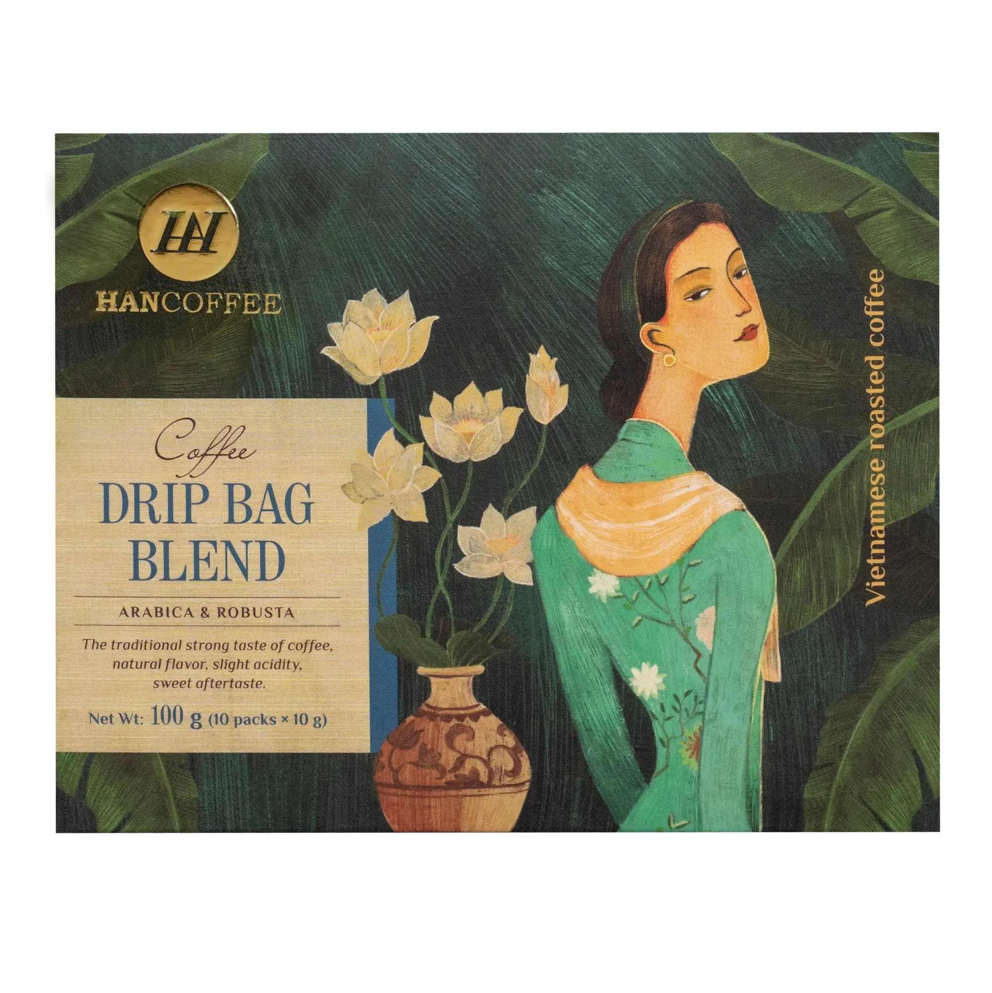 Элегантный фильтр-мешок для капельного кофе смесь арабики и робусты от производителя HANCOFFEE-молотая-высококачественная кофейная смесь-