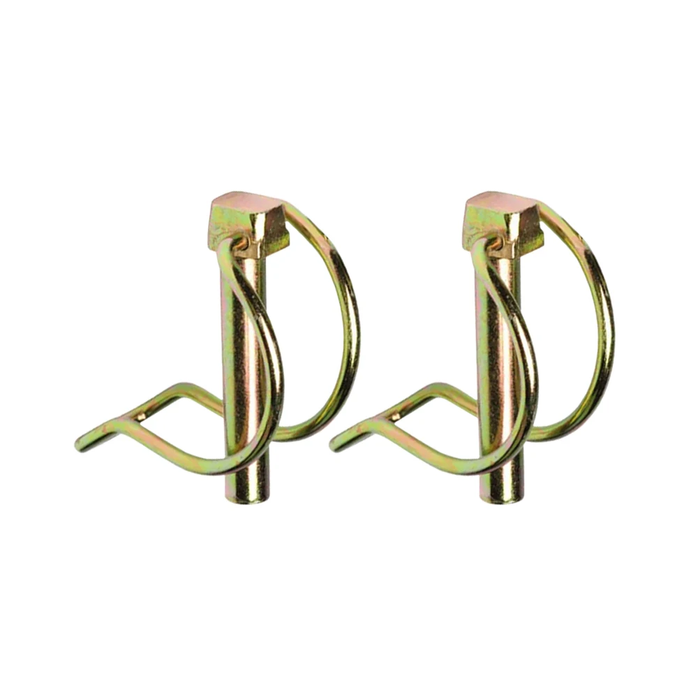 High Strength Shaft Locking Tube Linch Pin For Tractor Linkage Parts With Proper Finishing Of Golden Zinc Plating