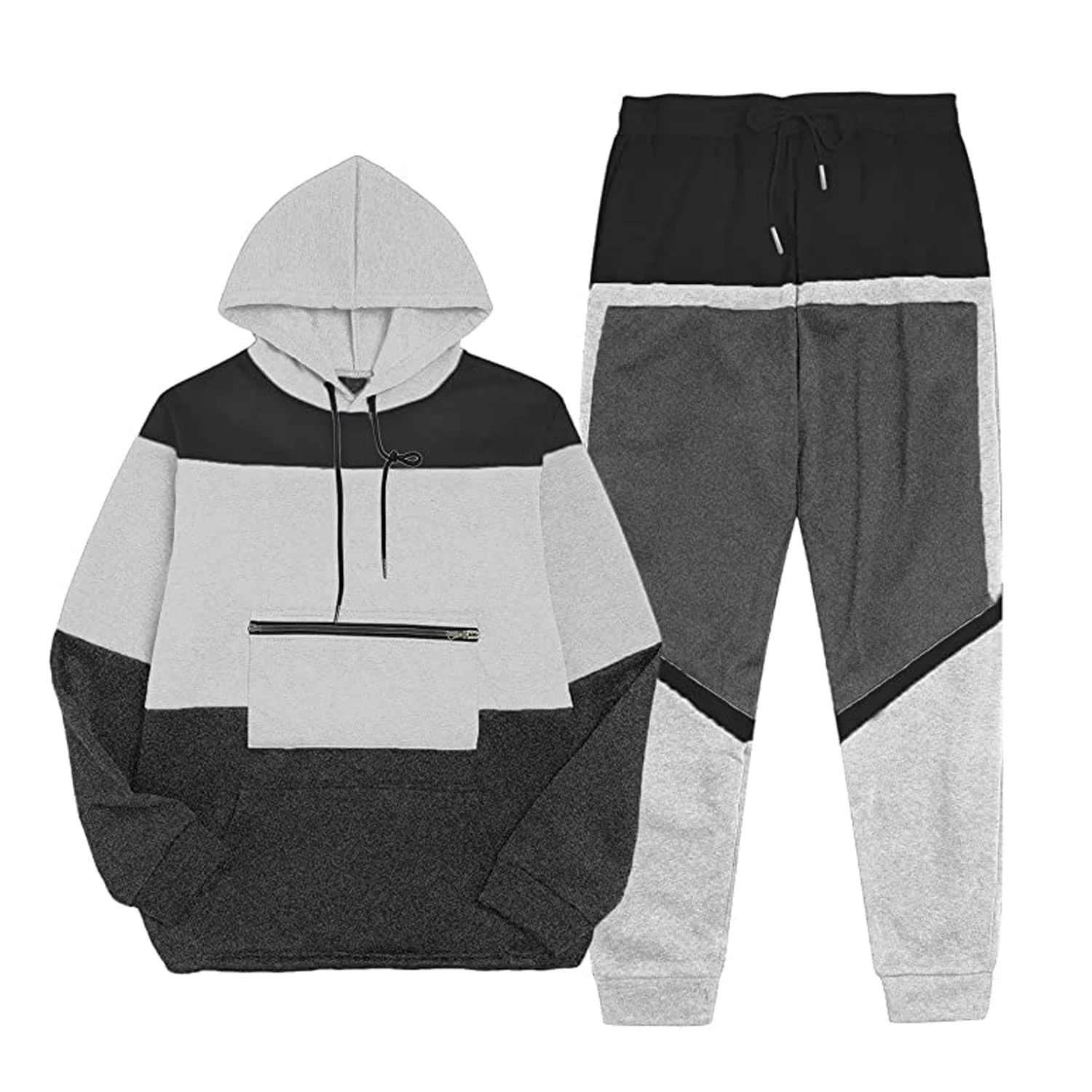 Jogger suit men tracksuit zipper cotton sweat suit sport men zip up sports wear tracksuit winter custom logo tracksuits