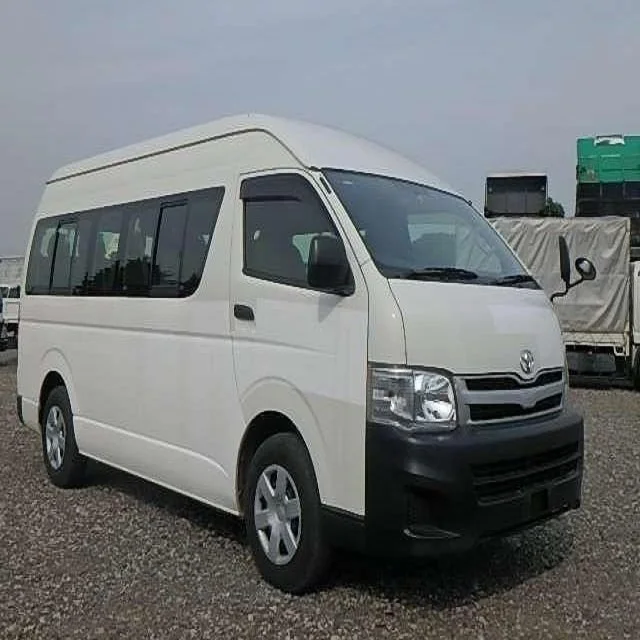 Довольно используемый 2014 для yota Hiace плоская крыша пригородного автобуса микроавтобуса автобус Макс дизельное радио