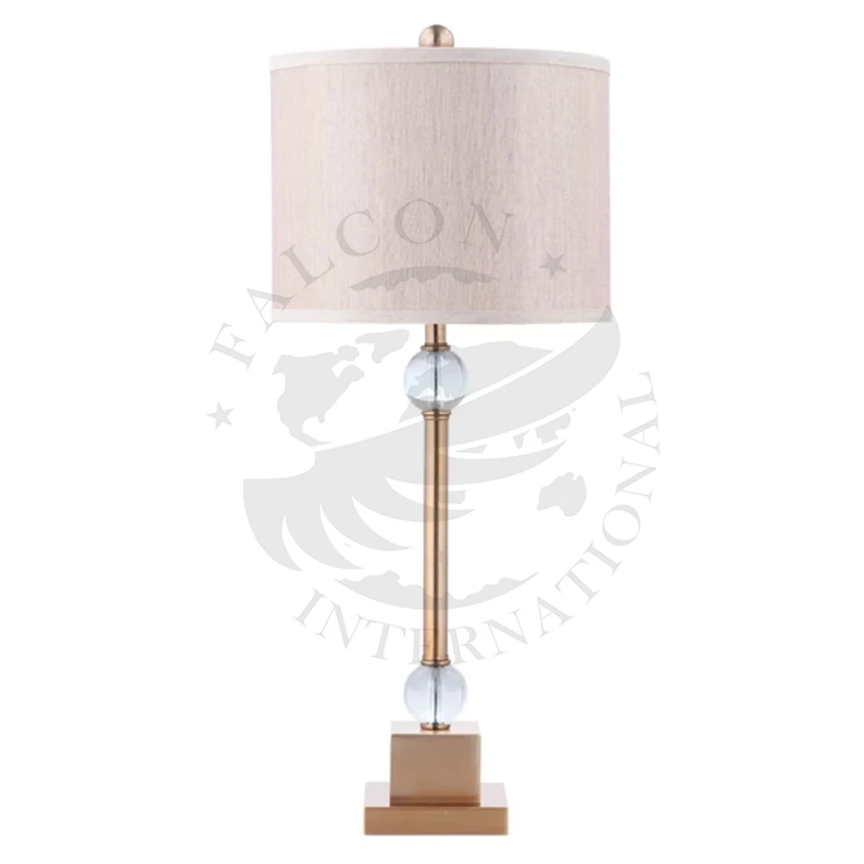 Best selling european style luxury hotel table lamps villatable lamps acyralic decorative table lamp