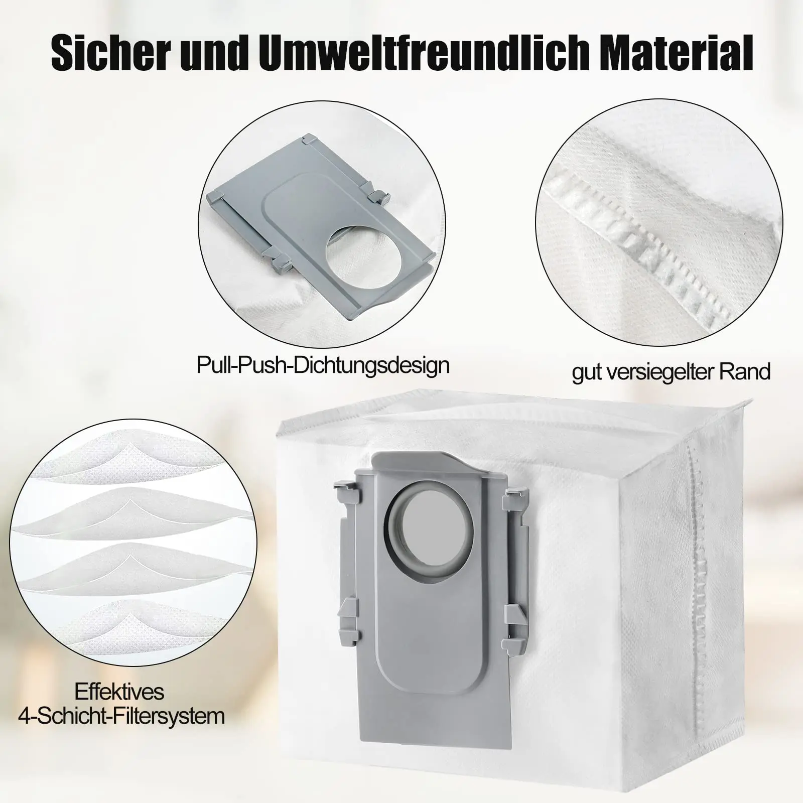 Robot Vacuum Parts Accessories Dustbin Dust Box Cleaning Bag for vacuum cleaner XiaoMi Roborock S7 MaxV Ultra Q5+ Q7+ Q7 Max+ T8