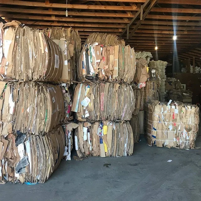 Top Quality Occ Waste Paper Old Newspapers Clean ONP Paper Scrap Wood Packing Pulp Color Pure Material Brown