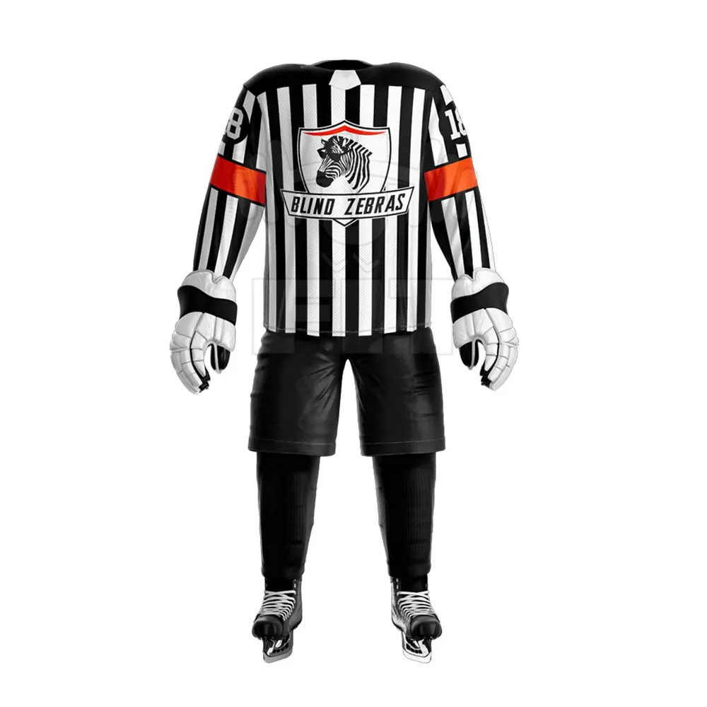 Men Ice Hockey Jersey Quick Dry Adult Sports Wear Ice Hockey Uniform Oem Polyester Made Ice Hockey Uniform