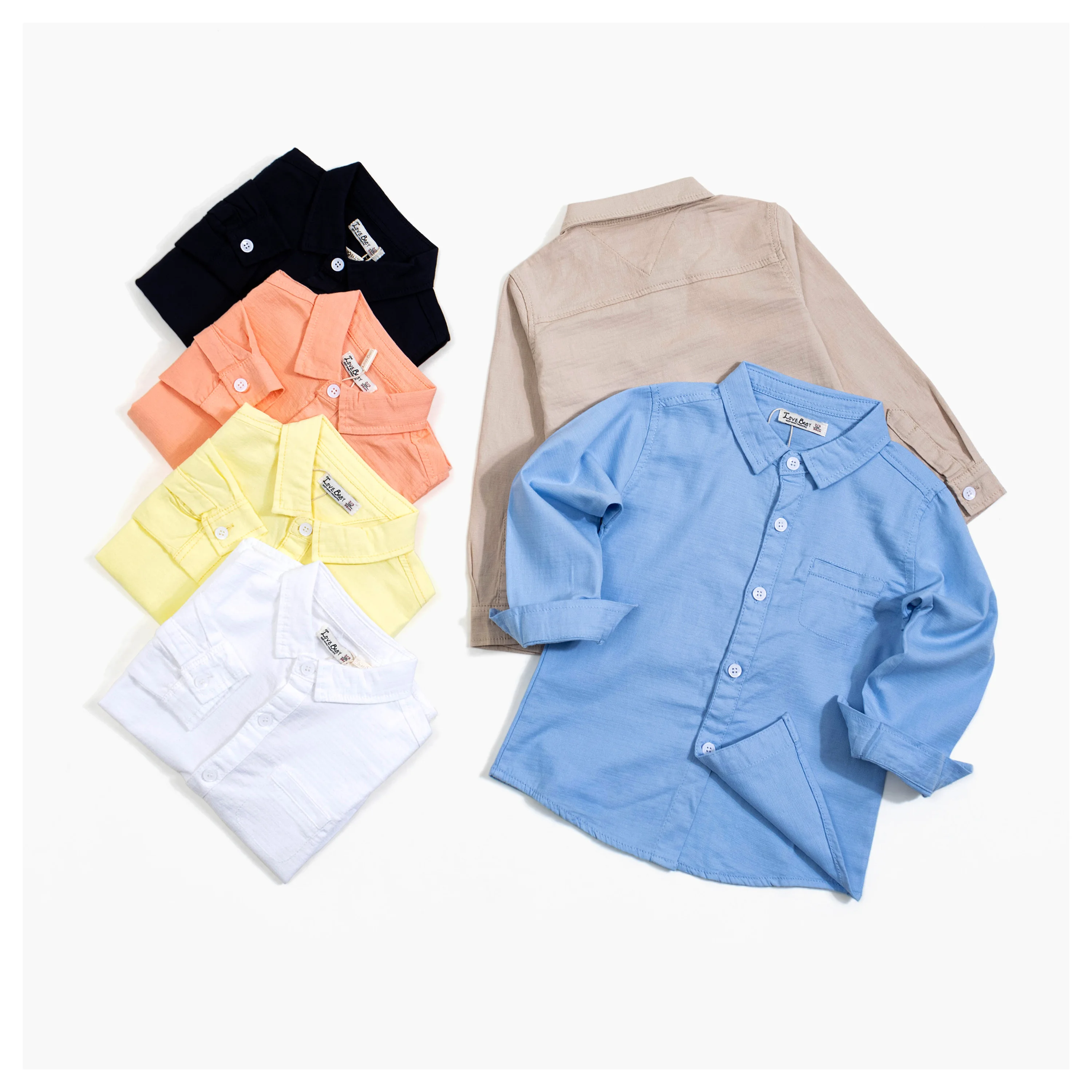 kid boy anak lakilaki kemeja blank button up shirts good quality shirts for children
