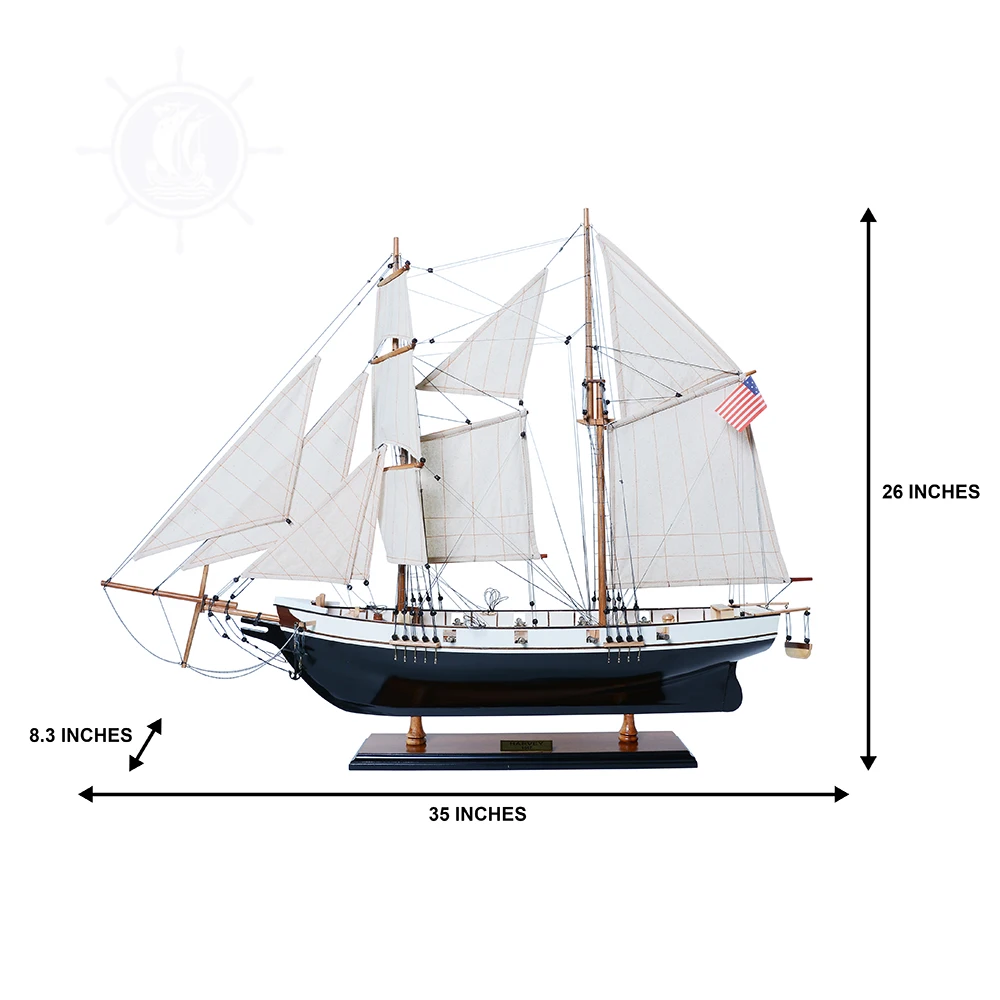 Harvey Painted Ship Model | Sample Available