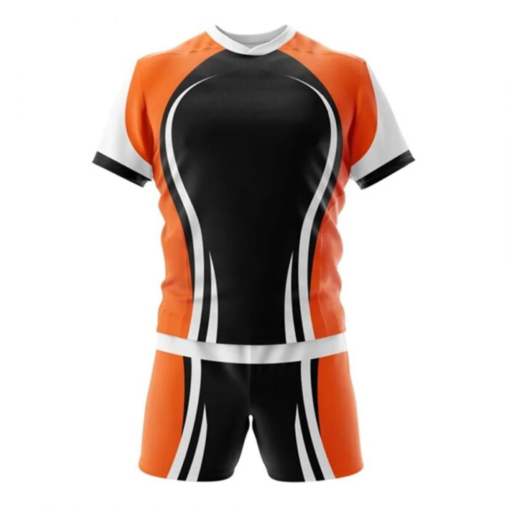 2024 Custom Mad Men Sublimated Sports Wear Rugby Uniform Set Breathable Rugby Uniform Latest Style Rugby Uniform
