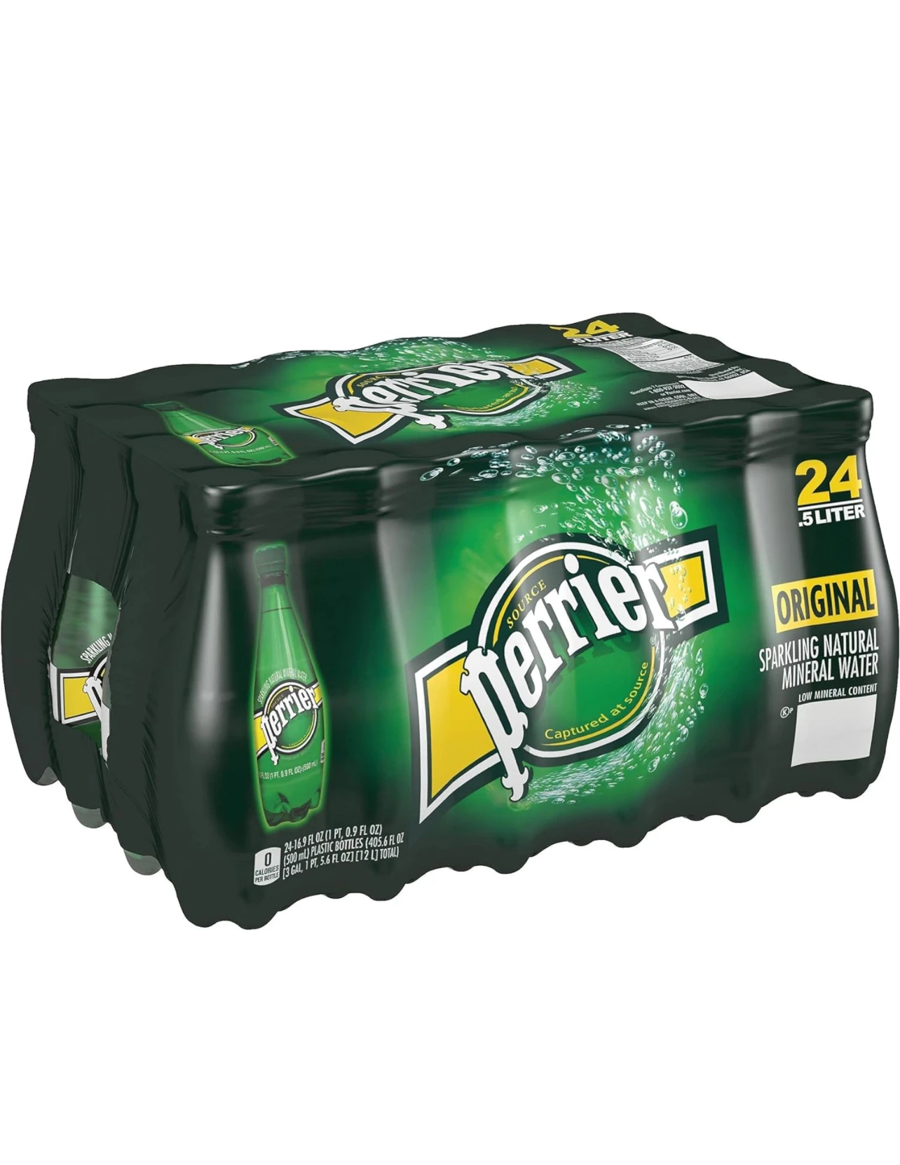Perrier Sparkling Natural Mineral Water, portable plastic: 24-Count (16.9 fl. oz) Wholesale Price