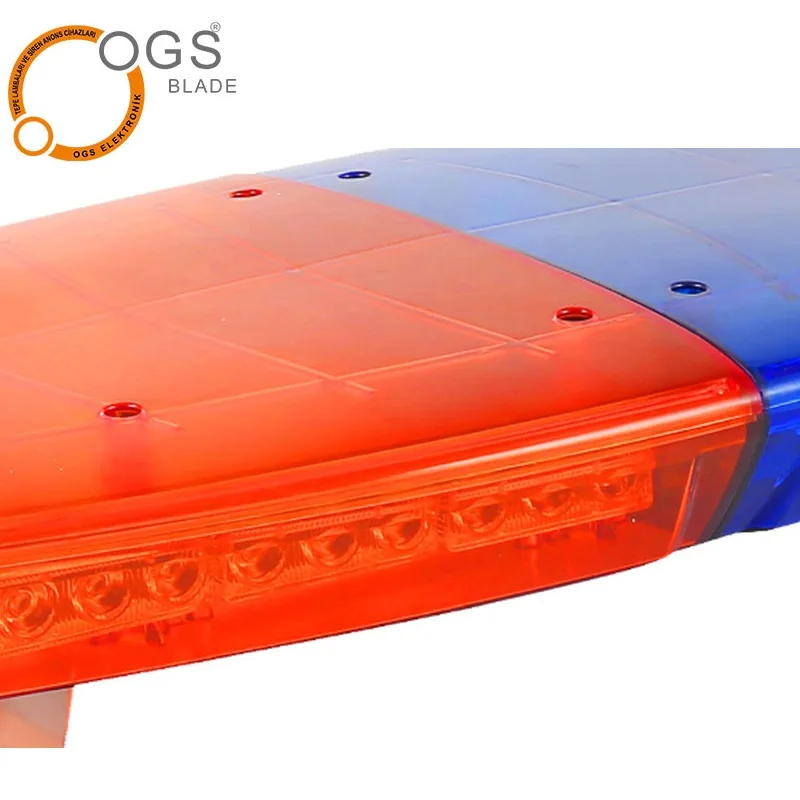 Emergency Led Light Bar For Vehicles 3 W Leds Ambulance Fire Truck Law Enforcement Defence Lightbar Warning Lighting System