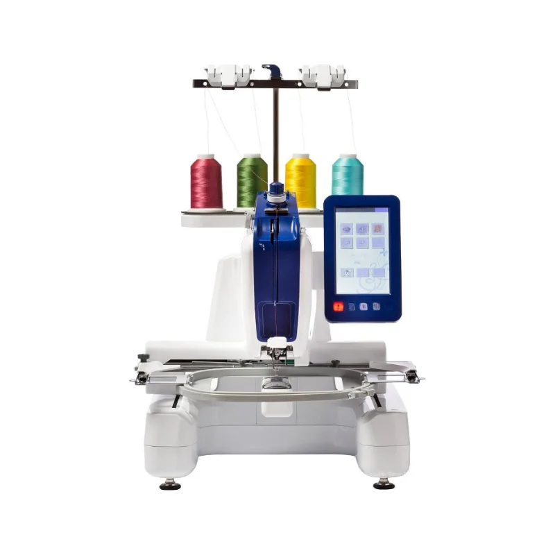 HOT DEAL Needle Embroidery Machine 4-Spool Thread Stand and Free Arm Embroidery with Tubular Free Arm
