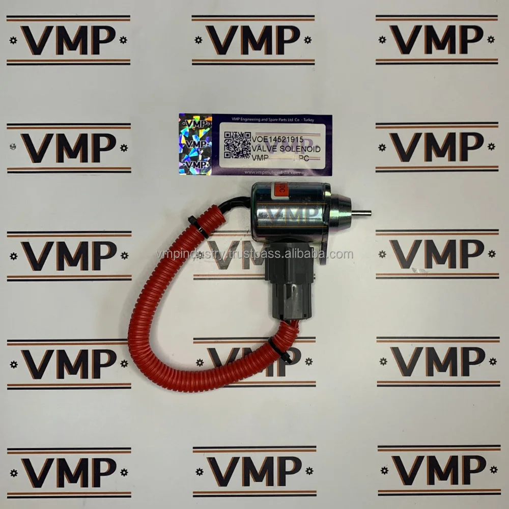 VOE 14521915 - Valve Solenoid for Volvo Excavators EC55C, EC27C, EW55B - High Quality New Condition Construction Machinery Parts