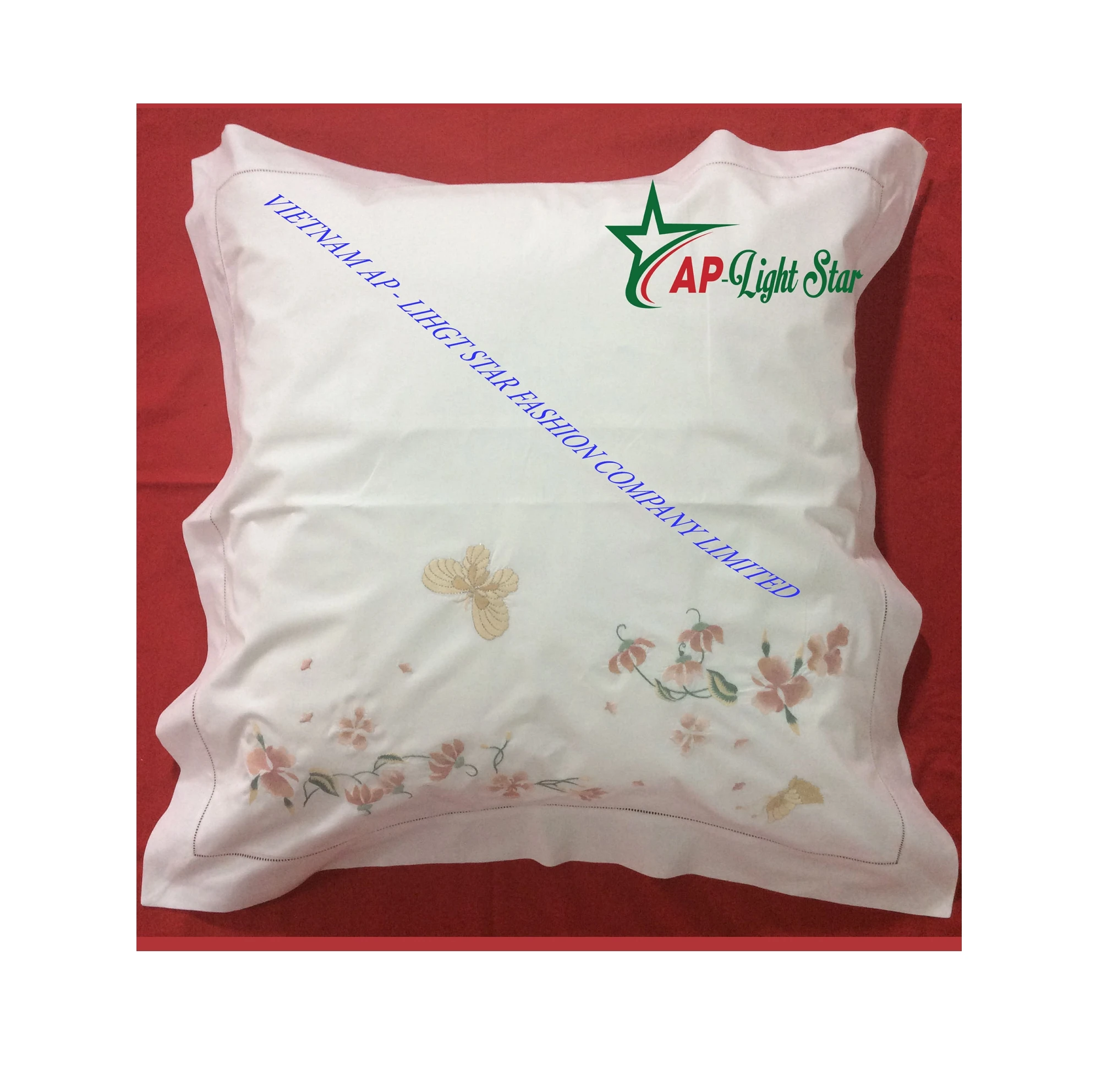 European style hand-embroidered pillowcase collection. Beautiful and luxurious embroidery pattern. accept bulk orders