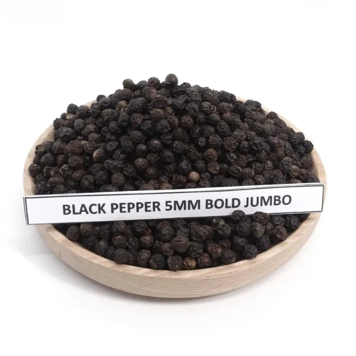 FACTORY PRICE VIETNAM BLACK PEPPER 5MM BOLD HOT SPICY BULK BLACK PEPPERCORN FOR EXPORTING