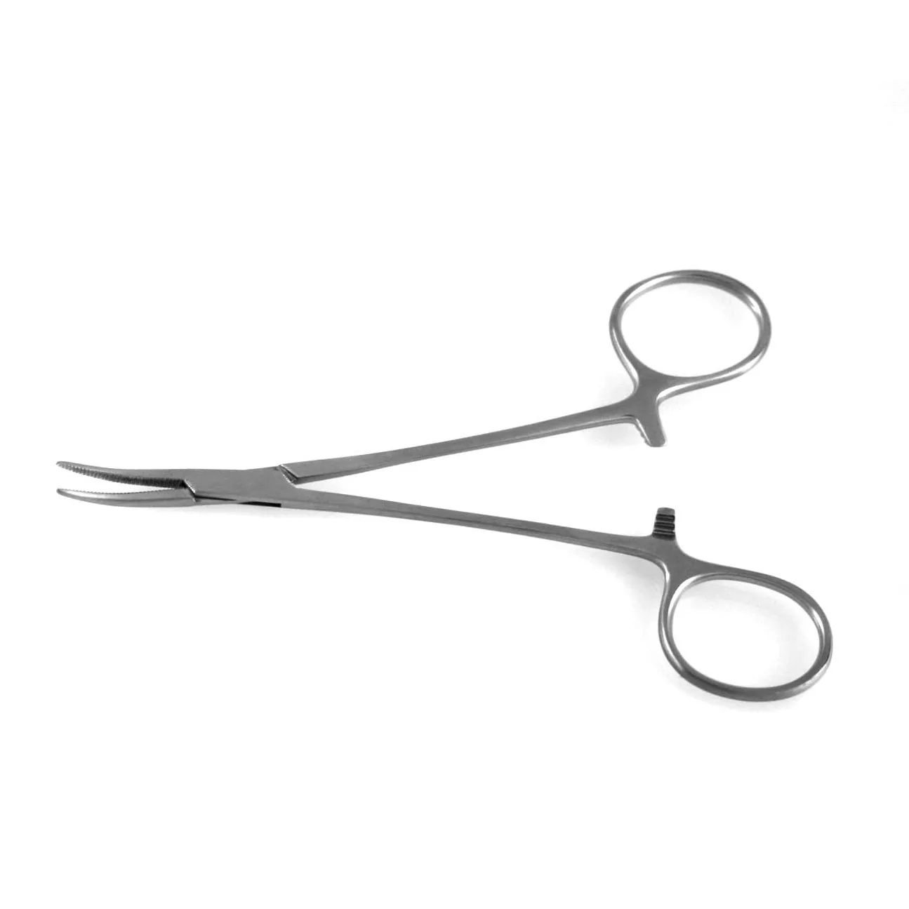 Halsted-Mosquito hemostatic forceps surgical instruments used for general surgical procedures.