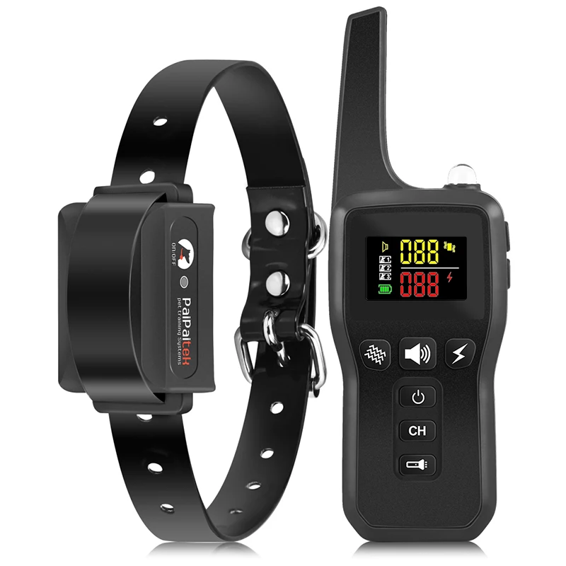 New Product Color Screen Shock Dog Training Collar Pet Training Products Electronic Bark Collar With Remote Control