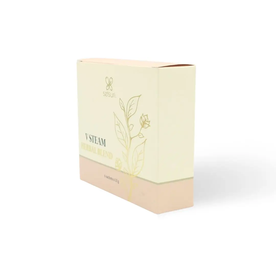 Best selling shelf nature ingredients for mother usage feminine hygiene products Setsuri V Steam Herbal Blend from Malaysia