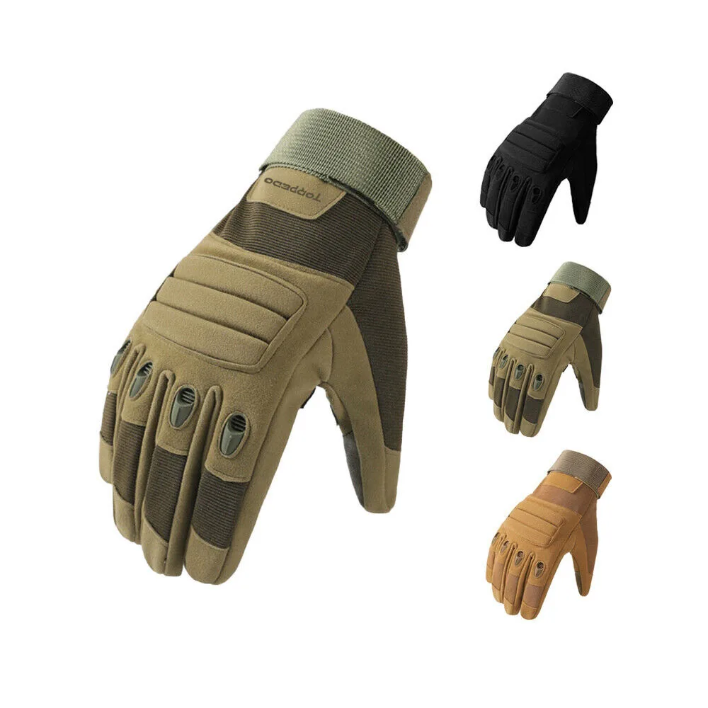 Custom High Quality Tactical Gloves Breathable Touch Screen Anti-slip Full Finger Tactical Gloves gants tactiques