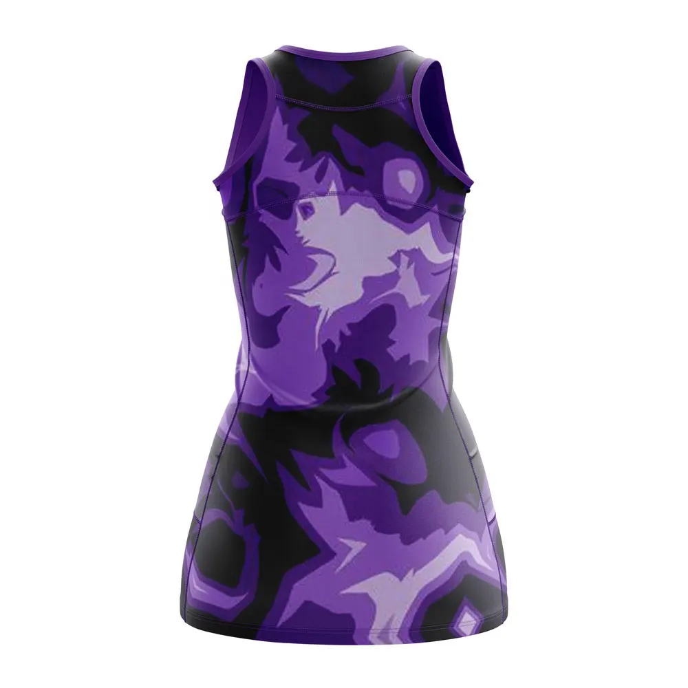 Custom Made Sublimated Netball Uniforms Dresses OEM Popular Girls Womens Netball Uniform For Women Best Selling Netball Uniform