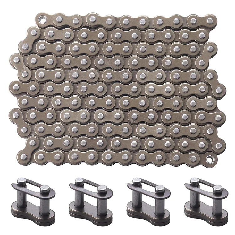 Bicycle Parts Chain Single 6 7 8 9 11 12 Speed Sliver Gray Color 106 116 126 Links High Strong Steel Road Mountain Bike Chain