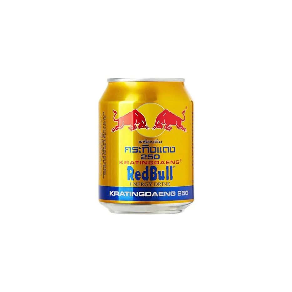 Kratingdaeng Red Bull Energizing Gold Energy Drink Can 250ml
