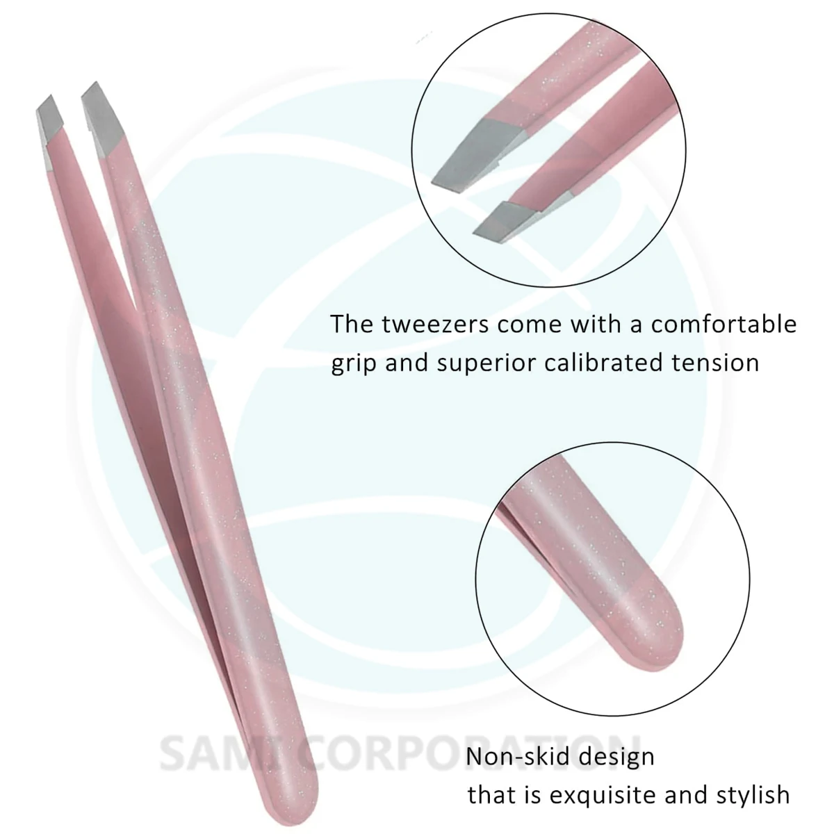 Wholesale Personalized Eyebrow Tweezers Customized Stainless Steel Eyebrow Tweezers By Sami Corporation