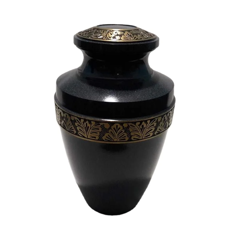 Factory Sales Decorative Brass Antique Cremation Urn Manufacturers and Exporters of Modern Metal Cremation Urns