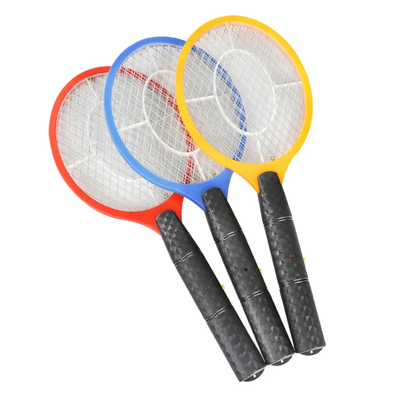 Factory Customized 2AA Battery Mosquito Racket Single Layer Net Mosquito Bat Electric Mosquito Swatter