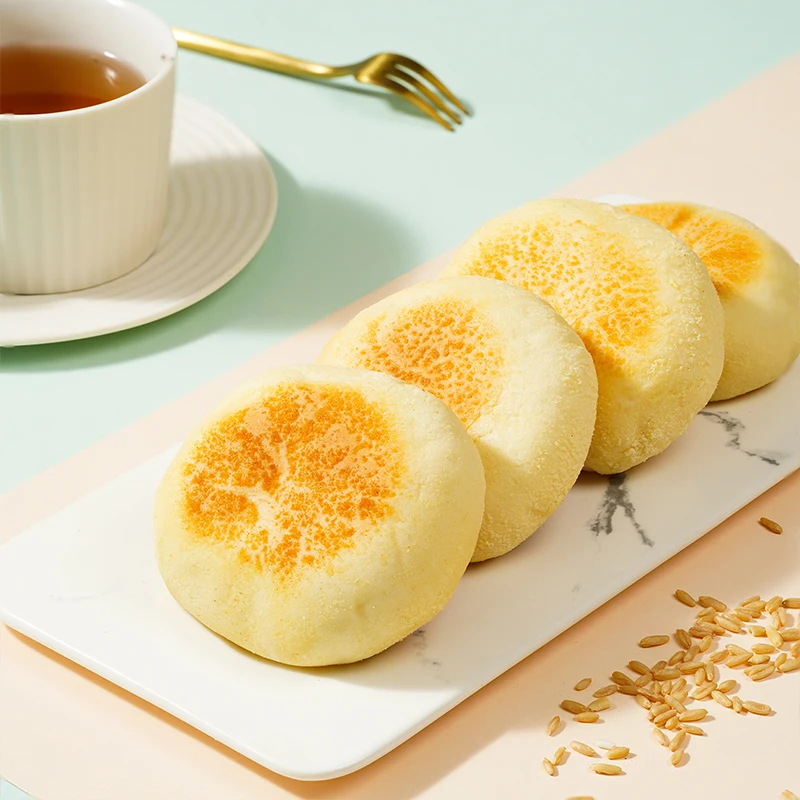 Carlos Single Pack White Bread with Natto Soymilk Flavor Soft Grain Texture Sweet Egg Taste Wheat Flour Packaged in Box