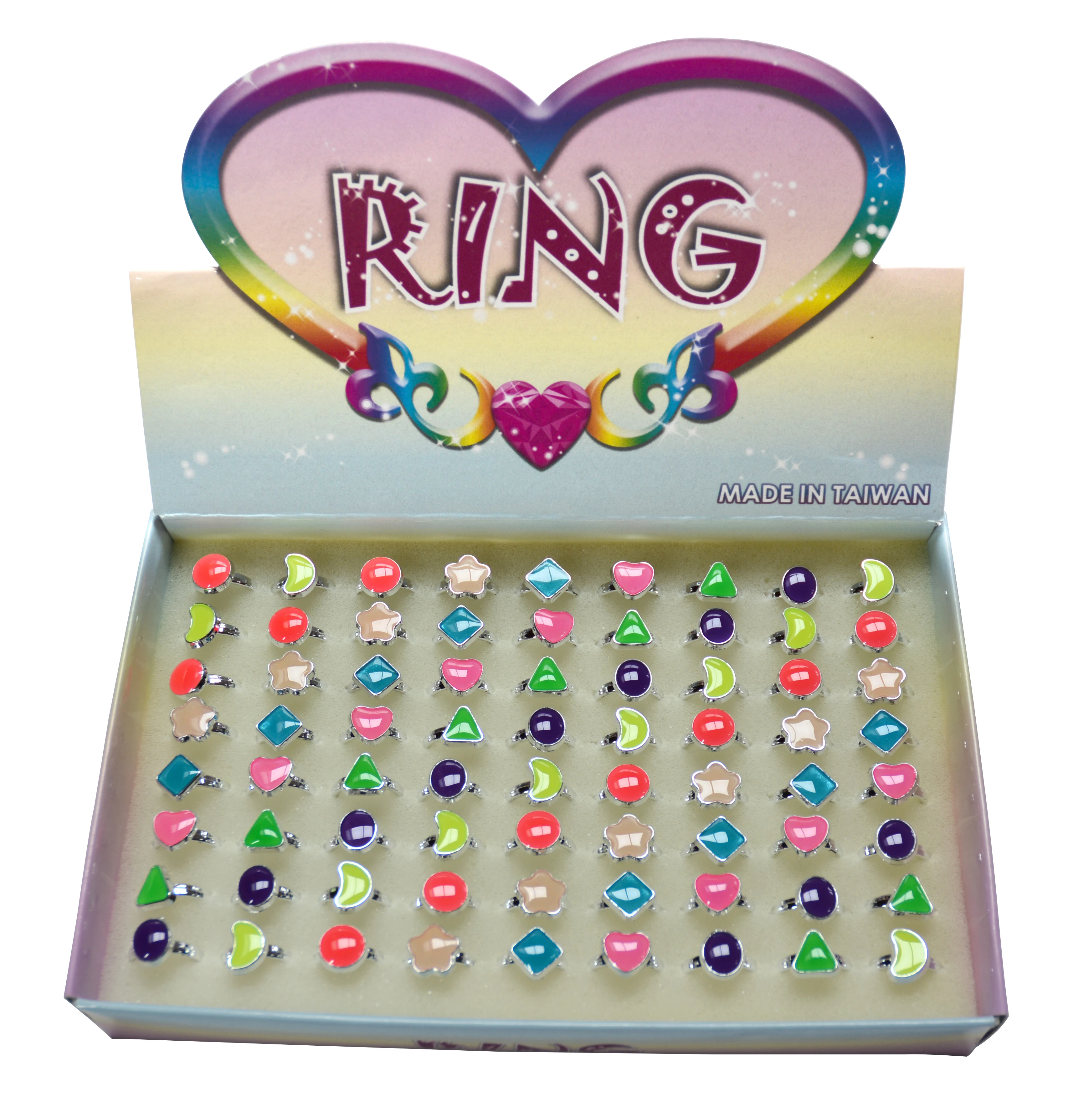 Glow-in-the-dark Toy Rings Luminous Plastic