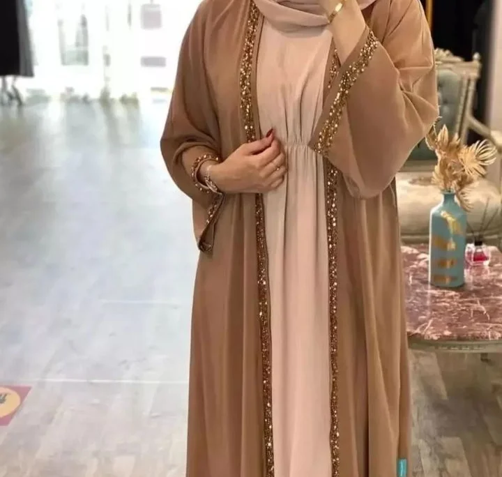 Designer Embroidered Summer Abayas with Hijab Sets for Women Lightweight and Hot Weather Friendly OEM Service Available