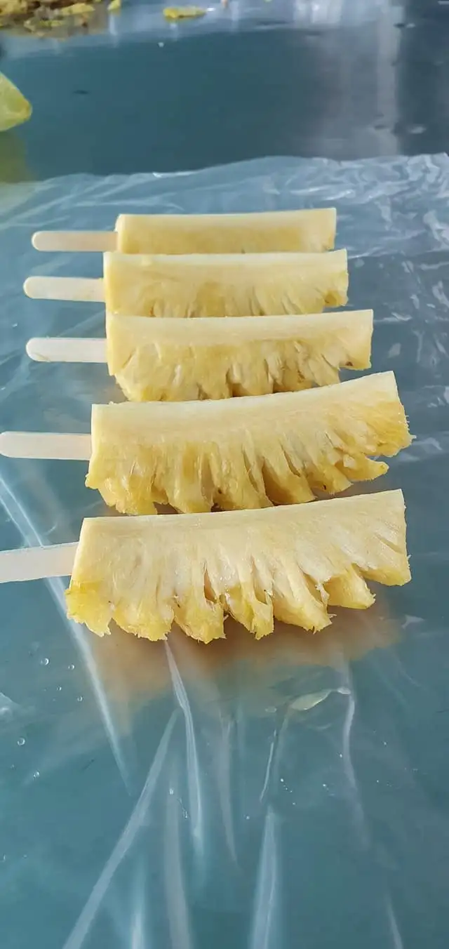 Замороженные КУСОЧКИ АНАНАСА желтые по лучшей цене
