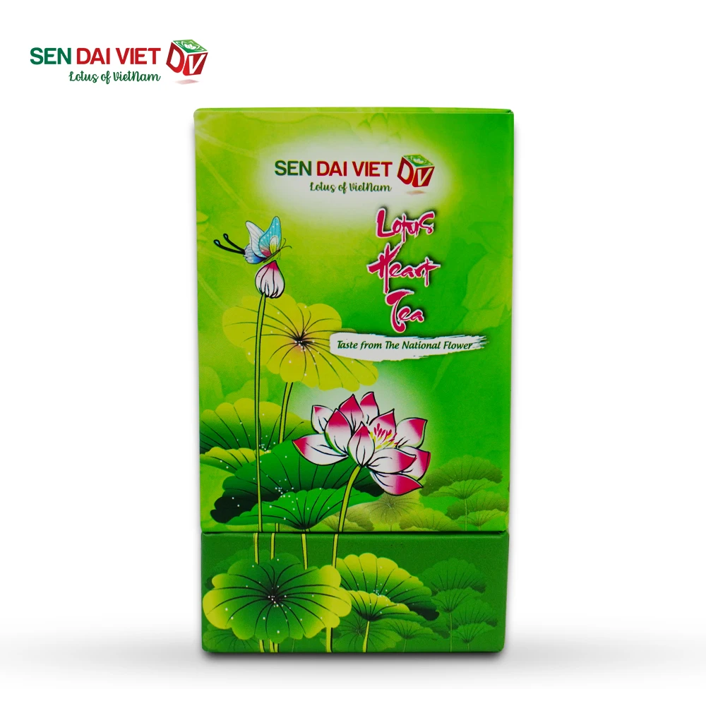 Lose Weight Cure Insomnia Herbal 100% Tea Flavor Organic Natural Color Lotus Heart Tea from Vietnam