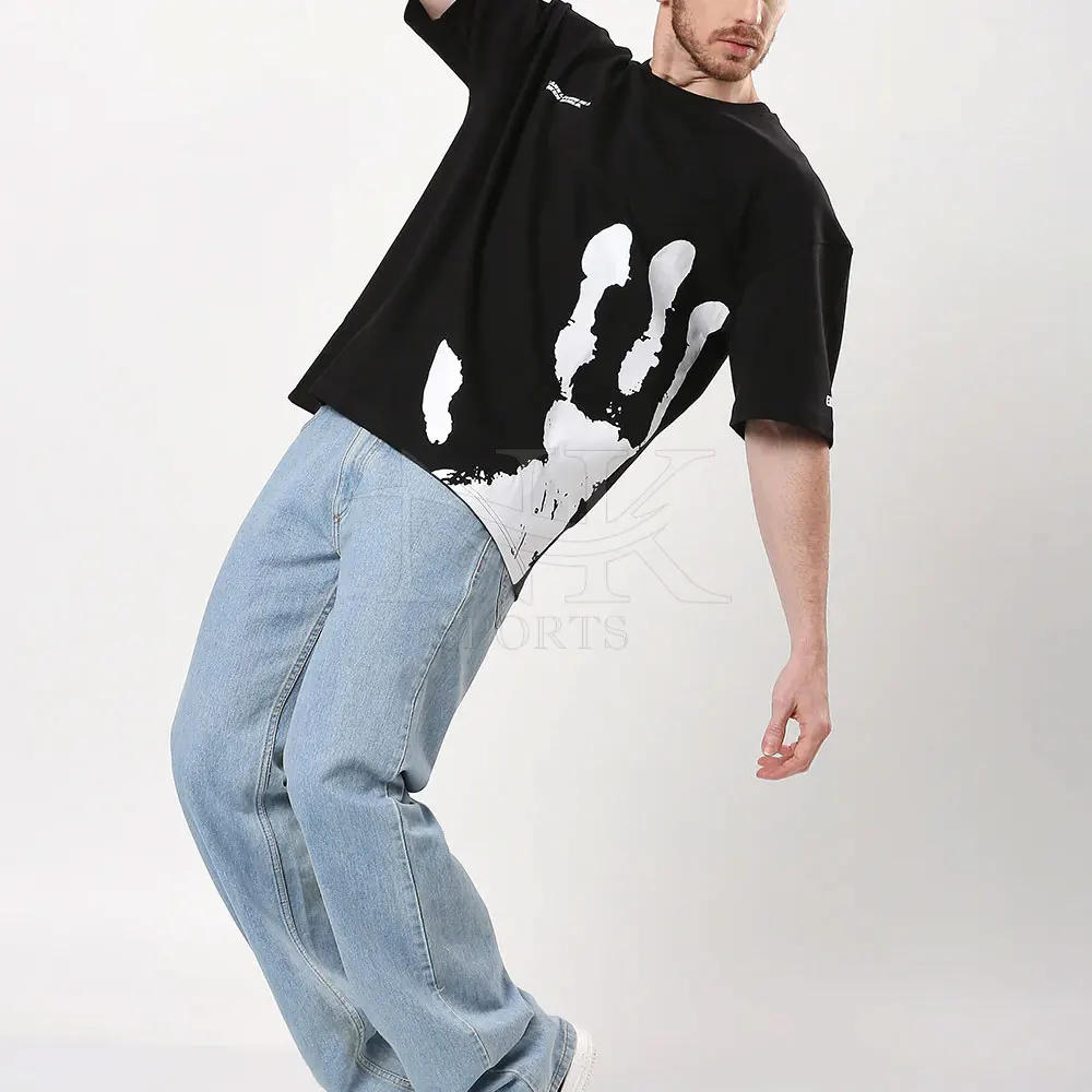 Pakistan Manufacturer Low Price Puff Printing T-Shirt Top Trendy  Puff Printing T-Shirt Outdoor Wear Puff Printing T-Shirt