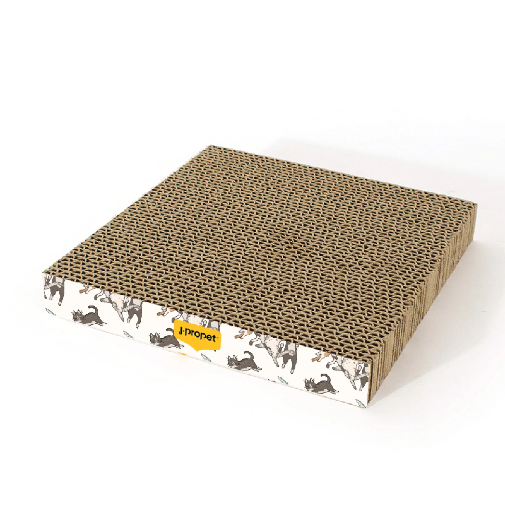 Pet Grinding Corrugated Cardboard Scratching Post Cat Scratcher Catnip Toy Cat Scratching Board Best Quality